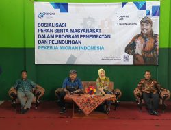 Badan Pelindungan Pekerja Migran Indonesia Adakan Sosialisasi Peran serta Masyarakat Dalam Program Penempatan Dan Perlindungan PMI Bersama Mitra Kerja Nurhadi, S.Pd